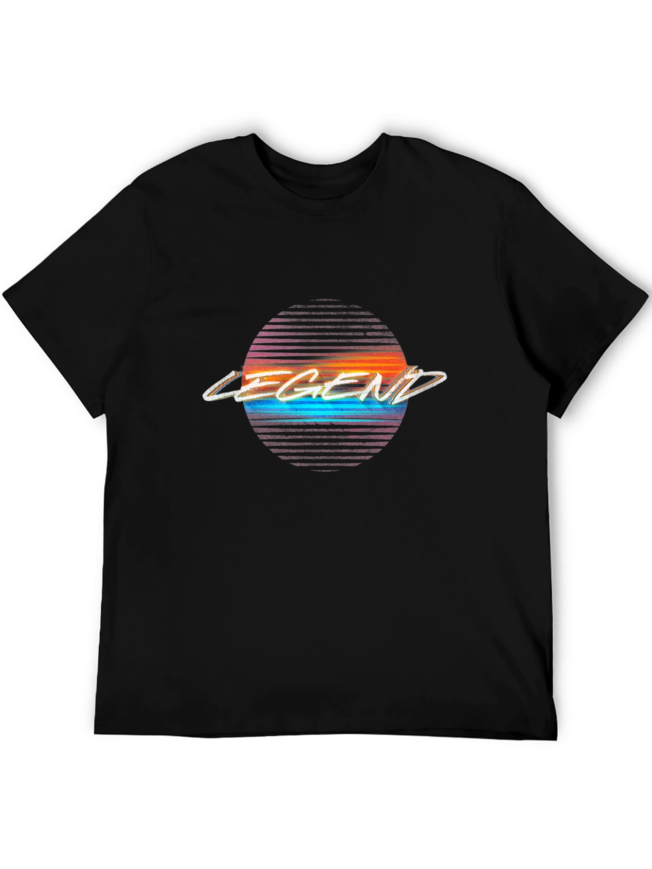Retro Legend Graphic Tee - Black T-Shirt