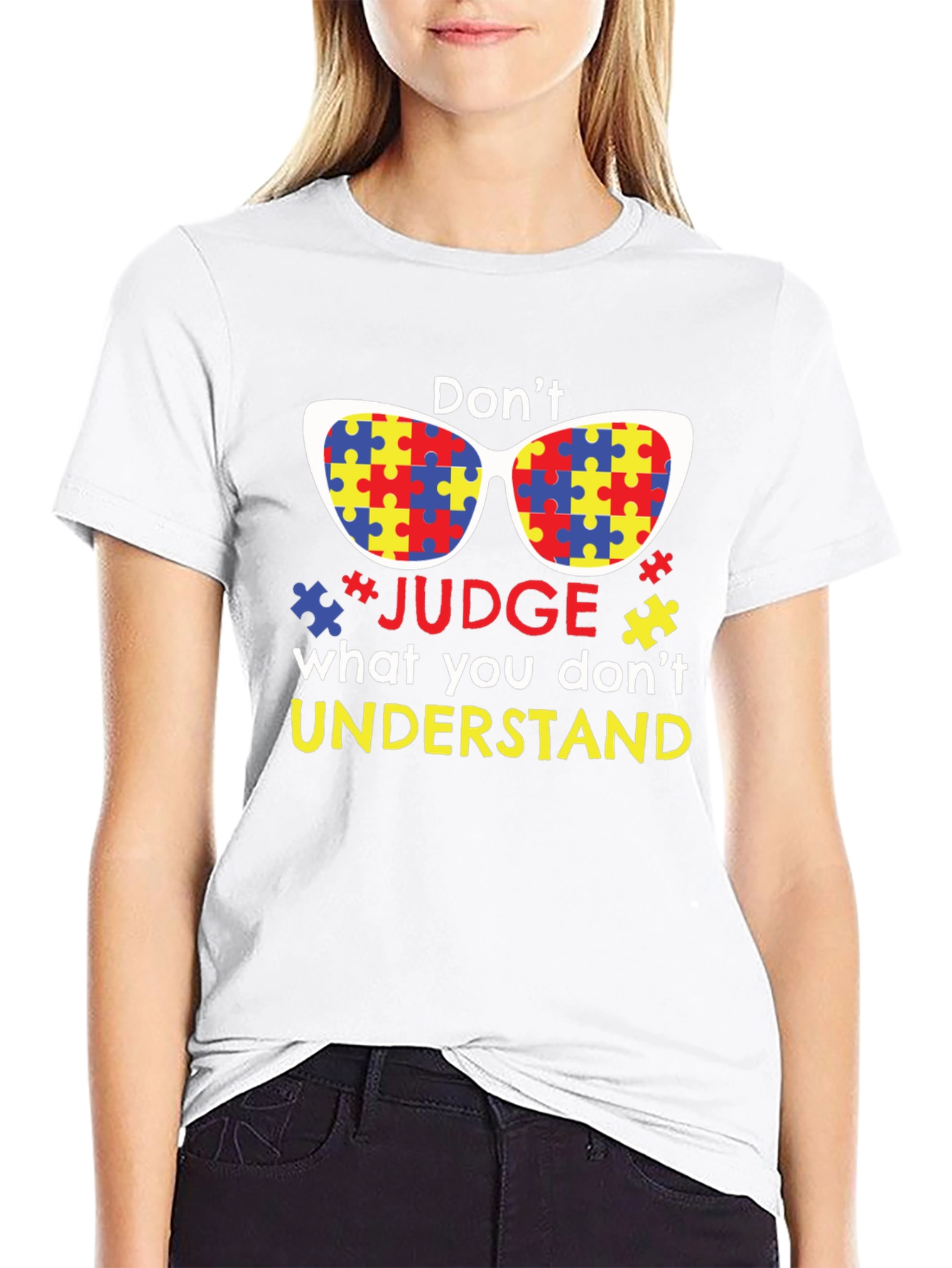 Dont Judge Autism Awareness T-Shirt