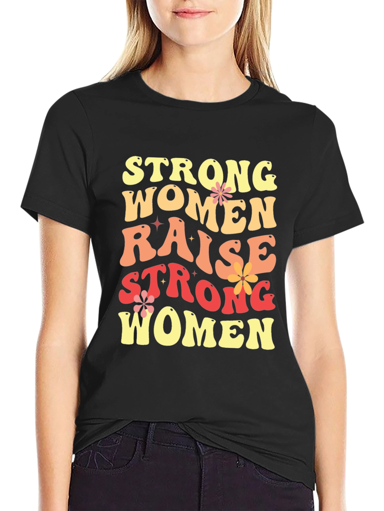 Strong Women Graphic T-Shirt - Empowering Womens Tee