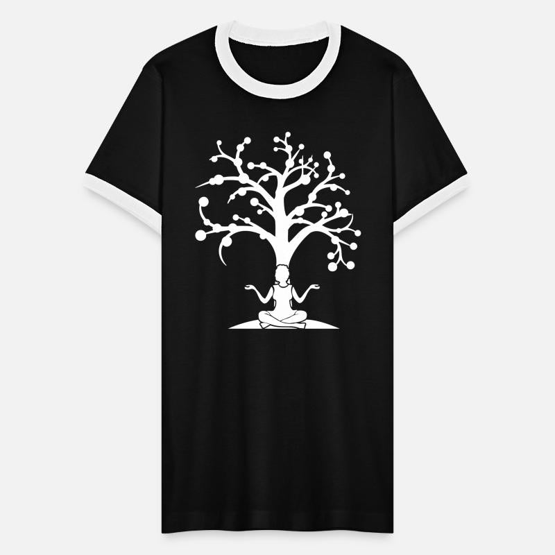 Meditation Under Tree Forest Trance Woman Relax