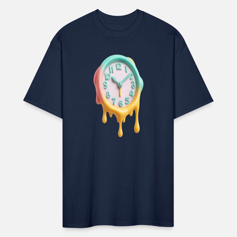 Melted Moments: Surreal Drip Clock Art