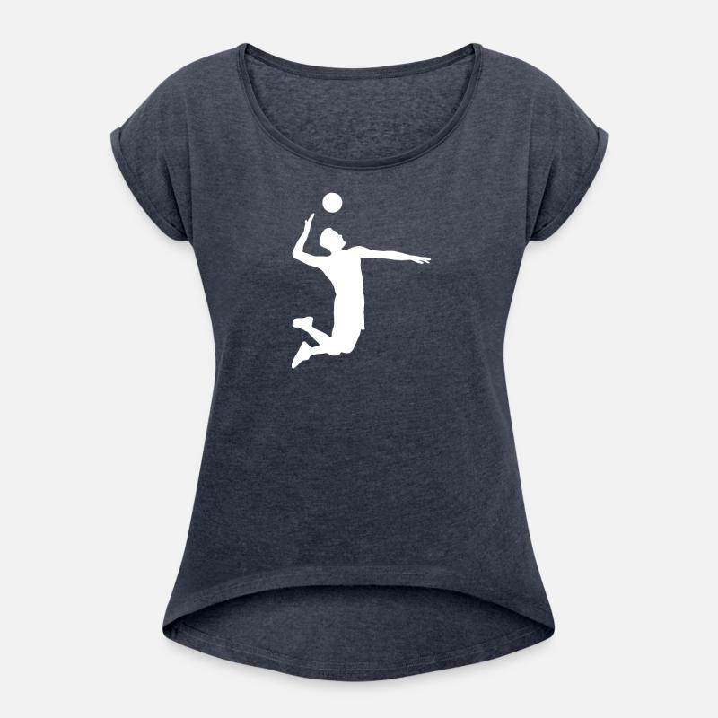 Men Volleyball Spike Shadow T Shirt Gift Ideas