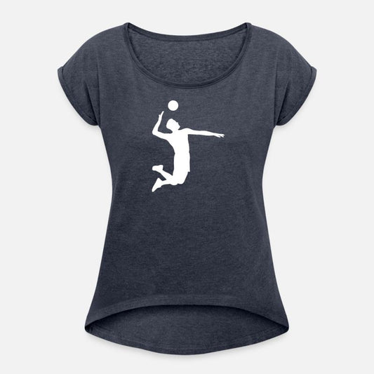 Men Volleyball Spike Shadow T Shirt Gift Ideas