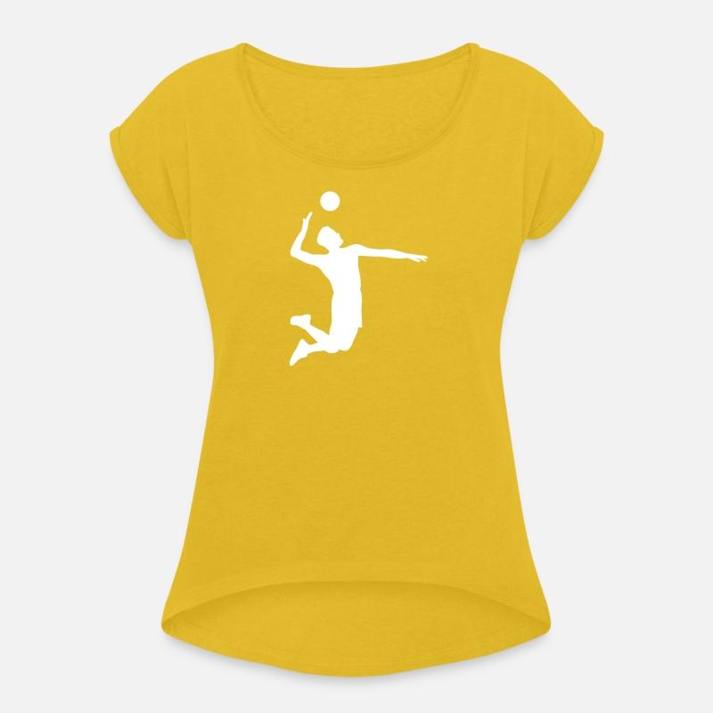 Men Volleyball Spike Shadow T Shirt Gift Ideas