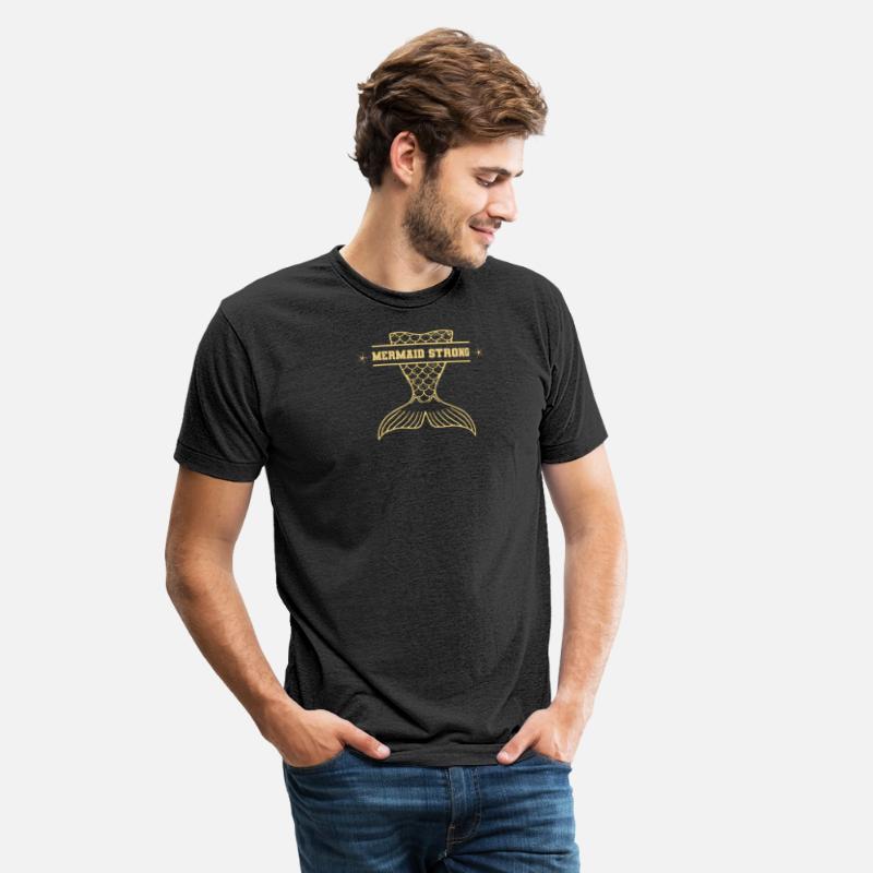 Mermaid Strong Graphic in Gold on Dark products
