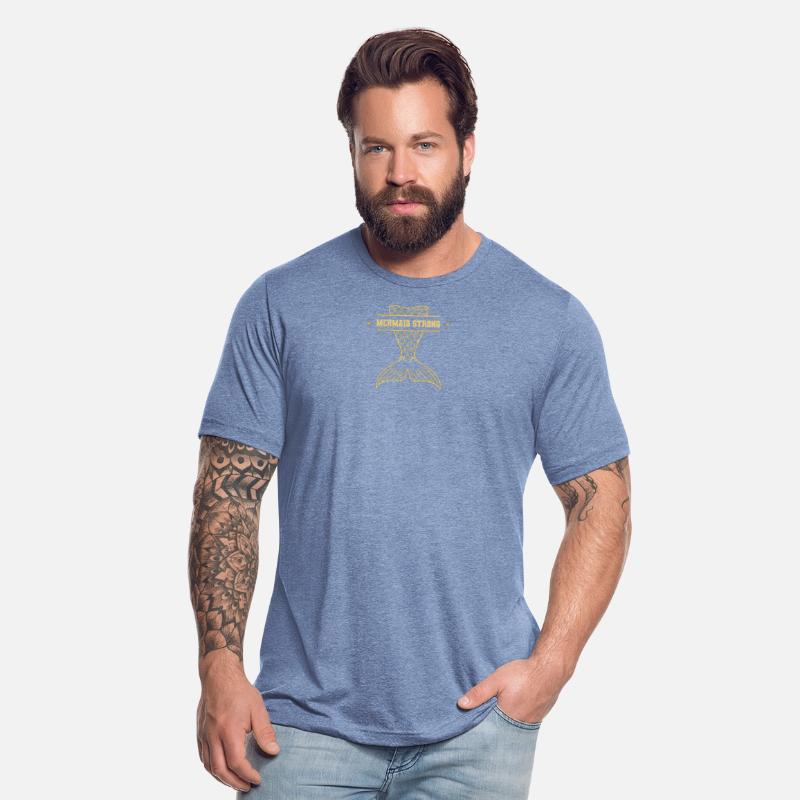 Mermaid Strong Graphic in Gold on Dark products