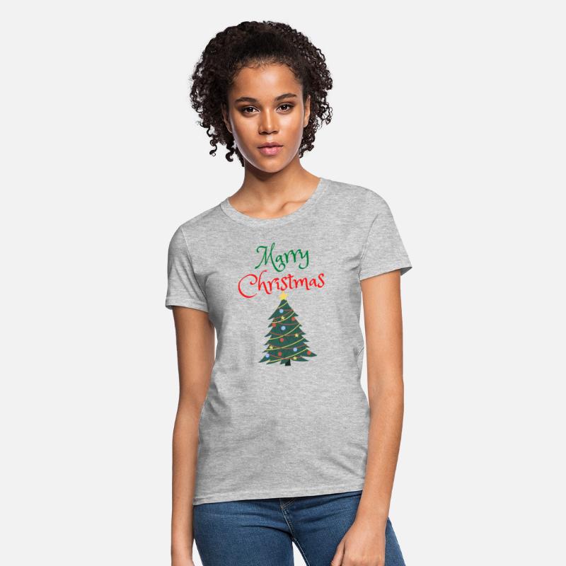 merry christmas with christmas tree
