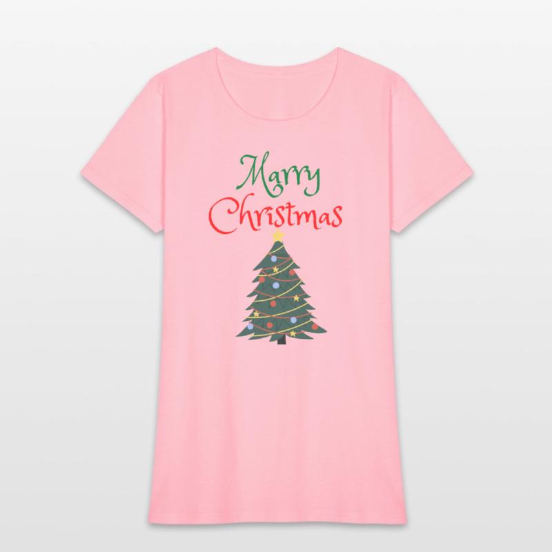 merry christmas with christmas tree