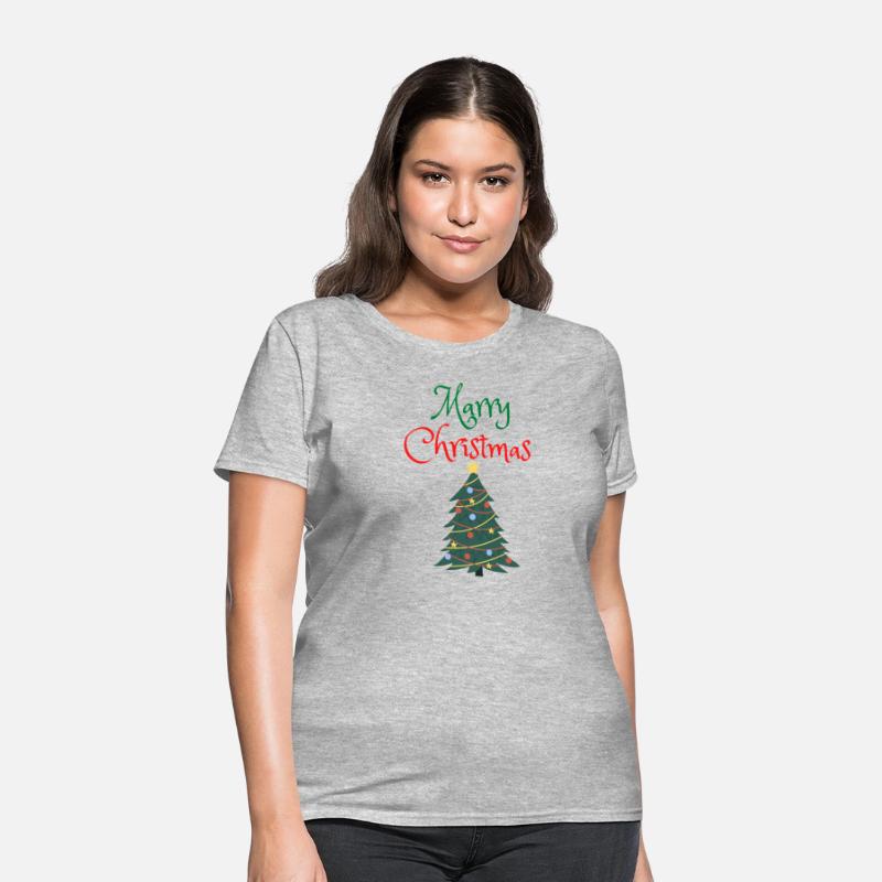 merry christmas with christmas tree