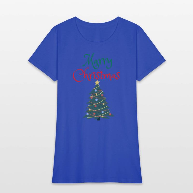 merry christmas with christmas tree