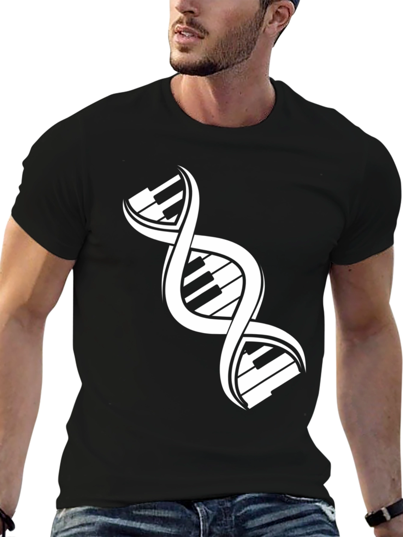 DNA Music T-Shirt - Stylish Musician Tee
