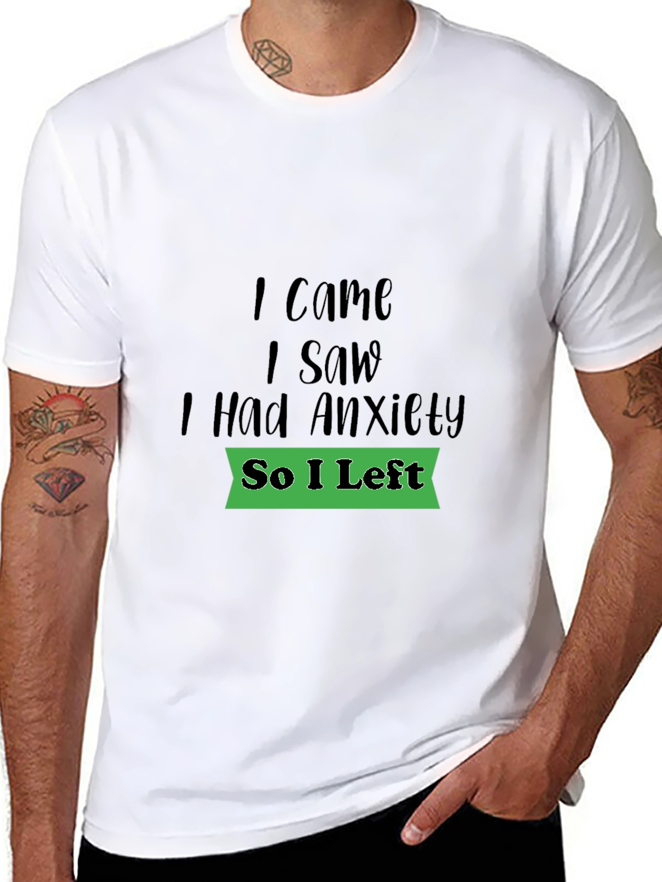 Anxiety Humor Graphic T-Shirt