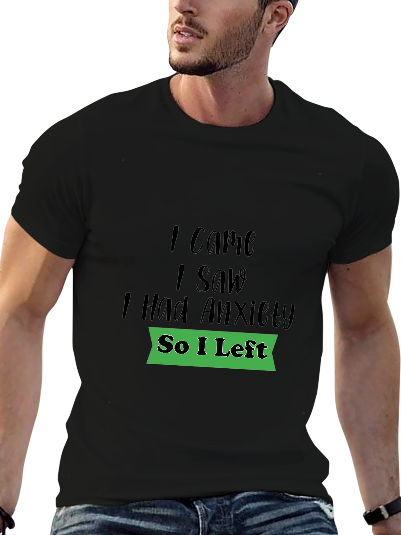 Anxiety Humor Graphic T-Shirt