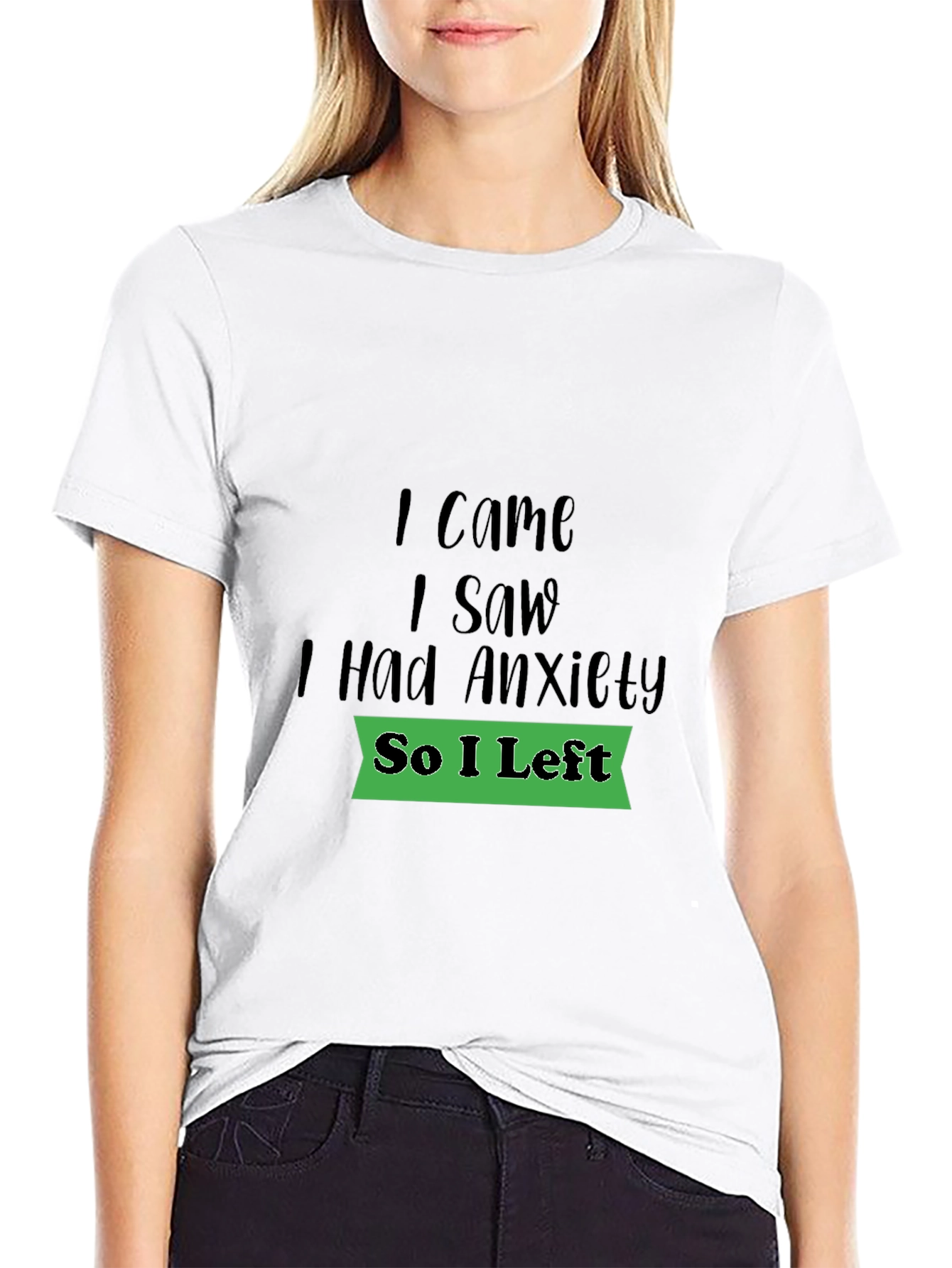 Anxiety Humor Graphic T-Shirt