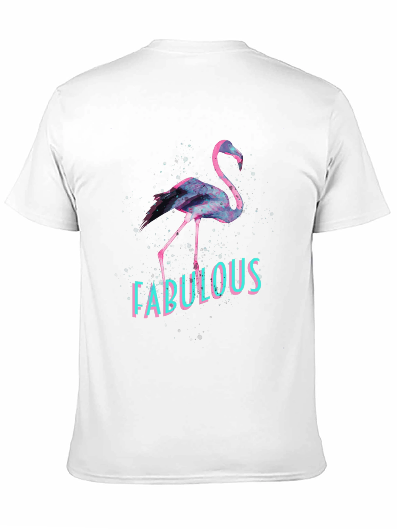 Fabulous Flamingo Graphic Tee - Black