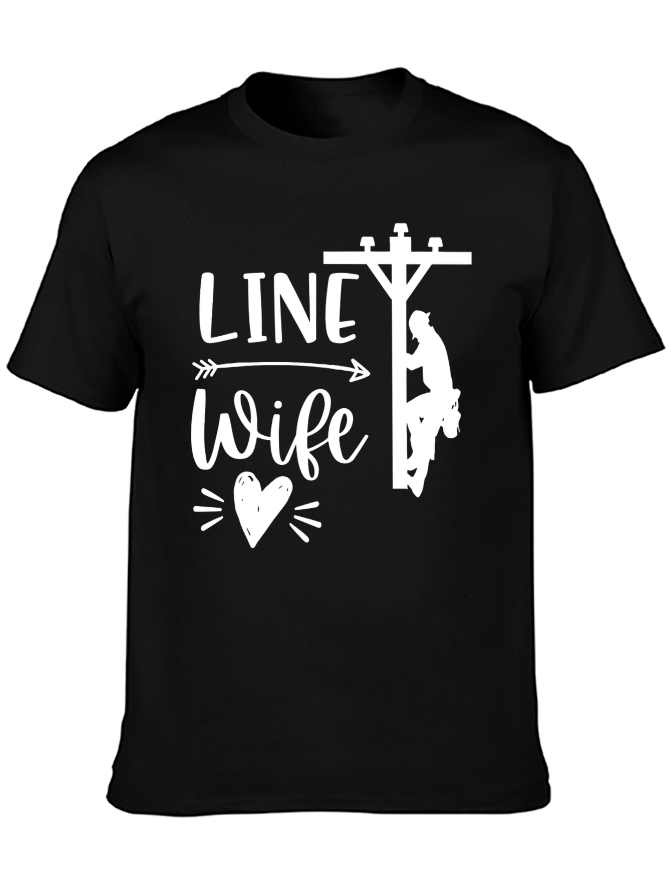 Line Wife Graphic Tee - Support Linemen!