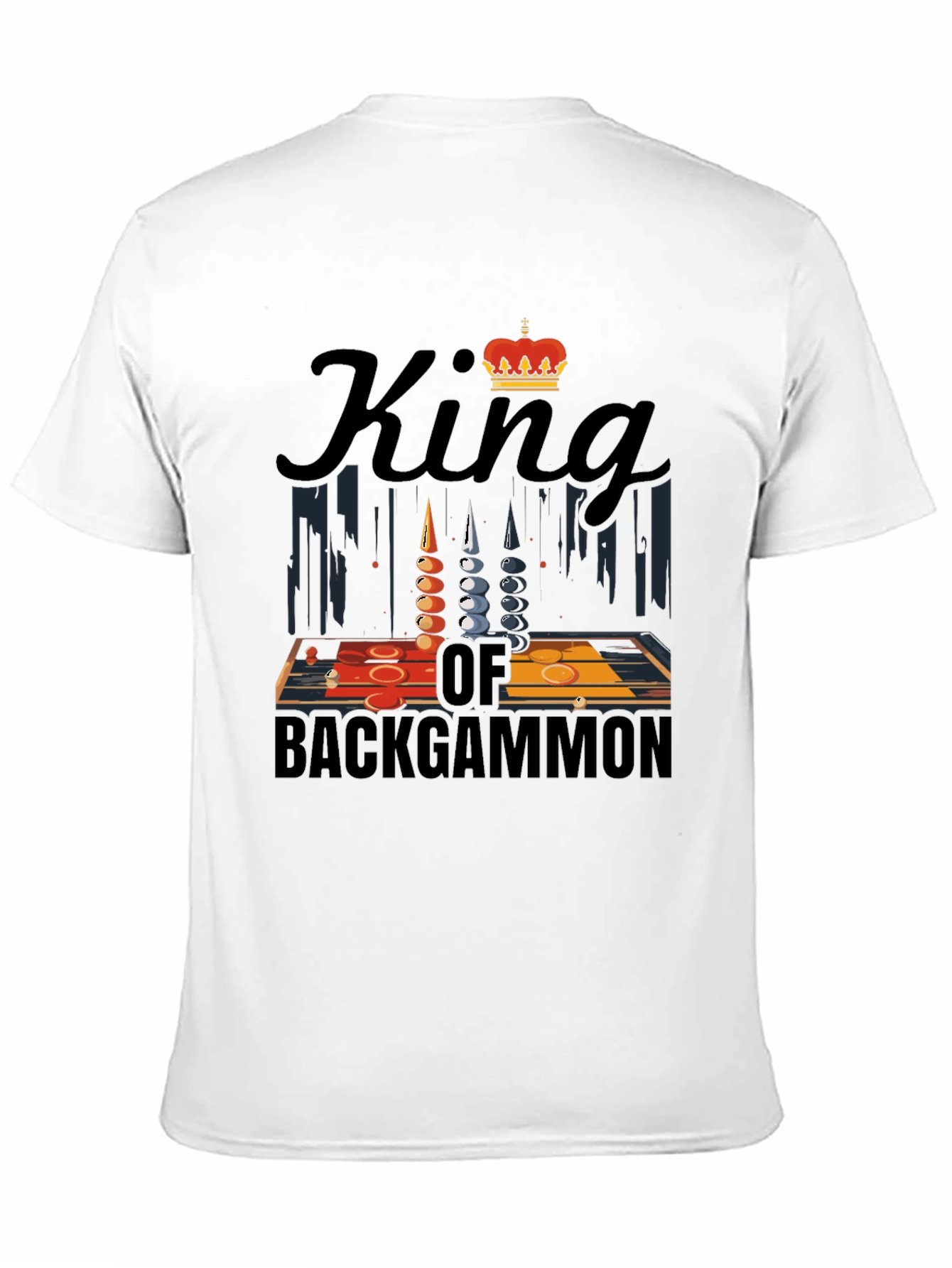 King of Backgammon Graphic Tee