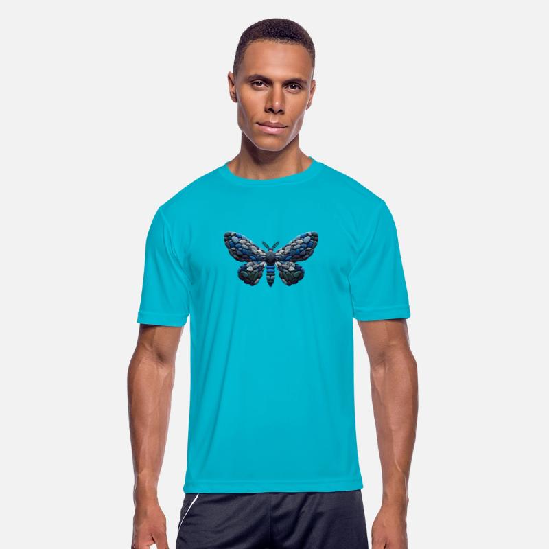Midnight Monarch - Pebble Art Moth