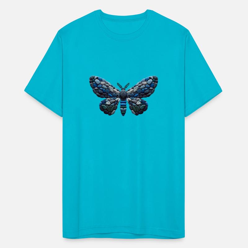 Midnight Monarch - Pebble Art Moth