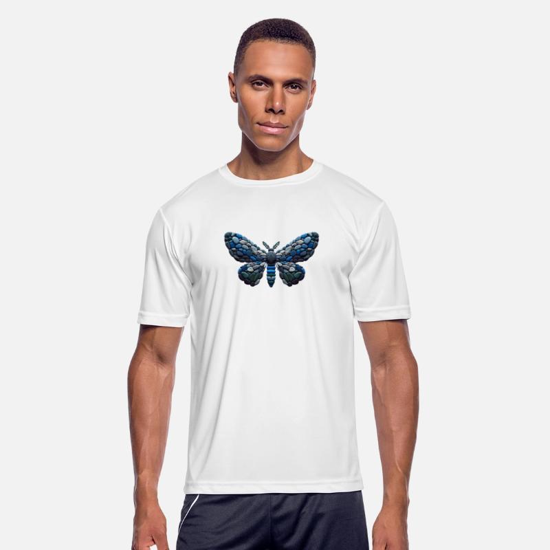 Midnight Monarch - Pebble Art Moth