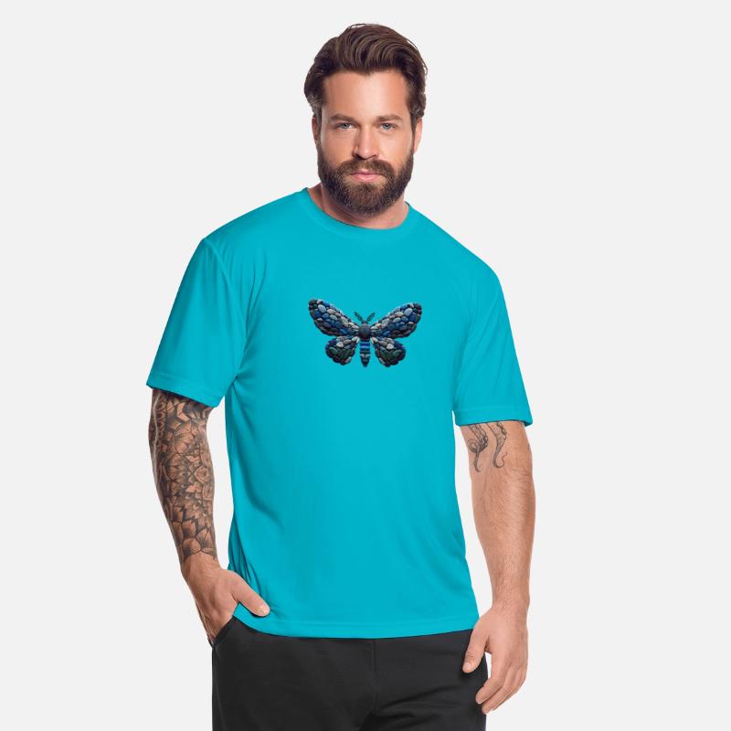 Midnight Monarch - Pebble Art Moth
