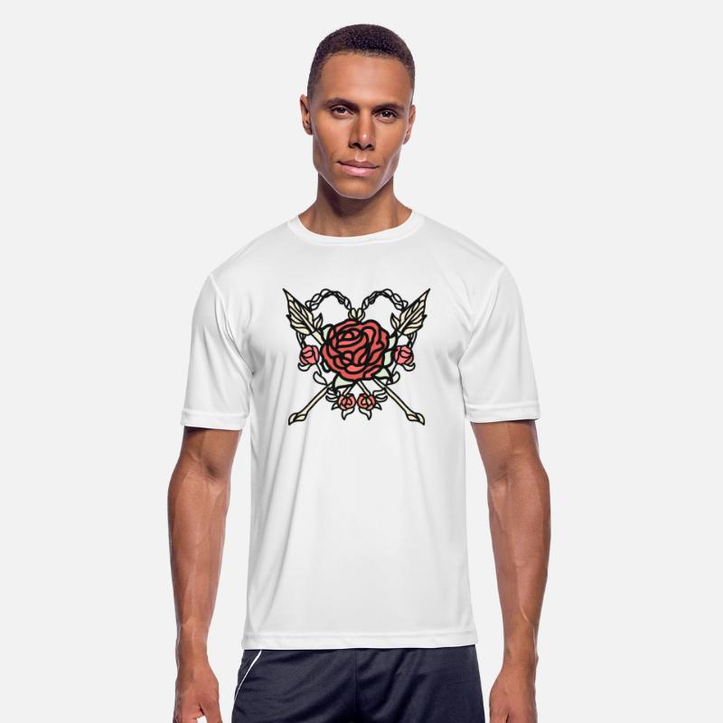 Minimalist Love Roses and Arrows