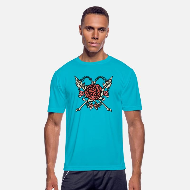 Minimalist Love Roses and Arrows