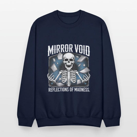 Mirror Void Gothic Skull Symmetry Shirt