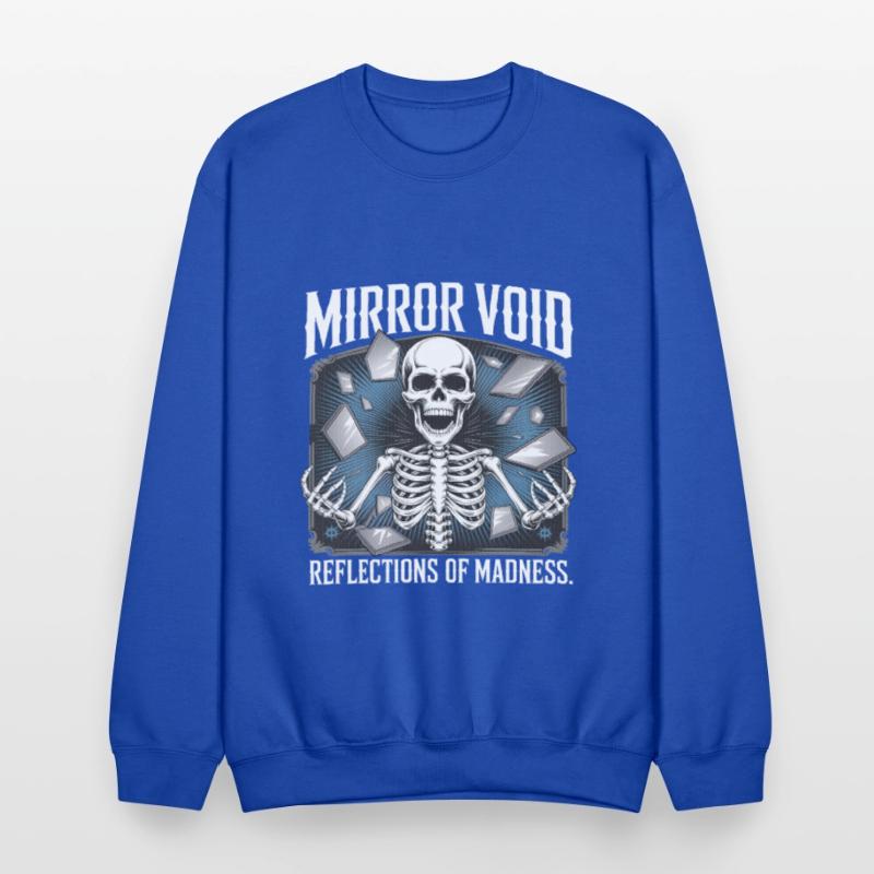 Mirror Void Gothic Skull Symmetry Shirt