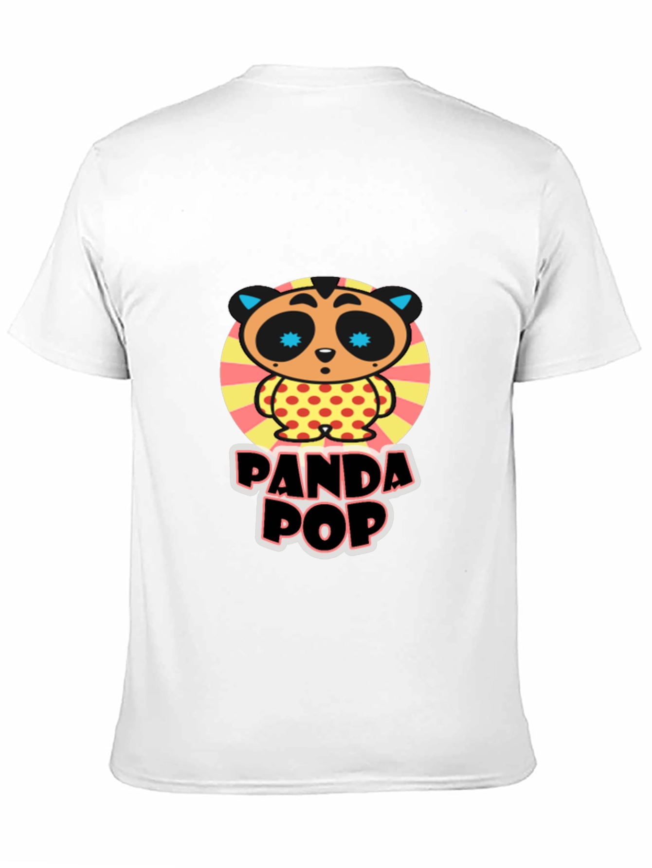 Panda Pop Graphic Tee - Unique Cartoon Design