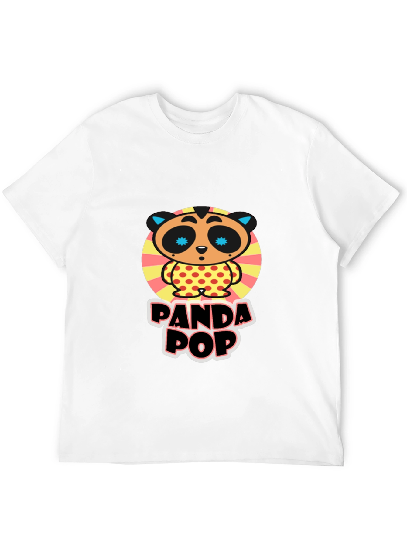 Panda Pop Graphic Tee - Unique Cartoon Design