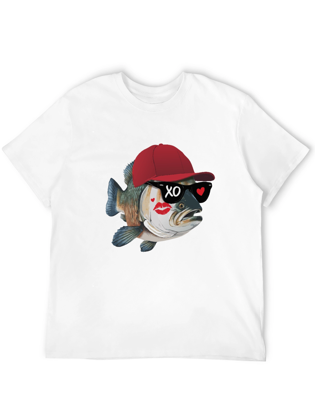 Cool Fish Graphic Tee - Black