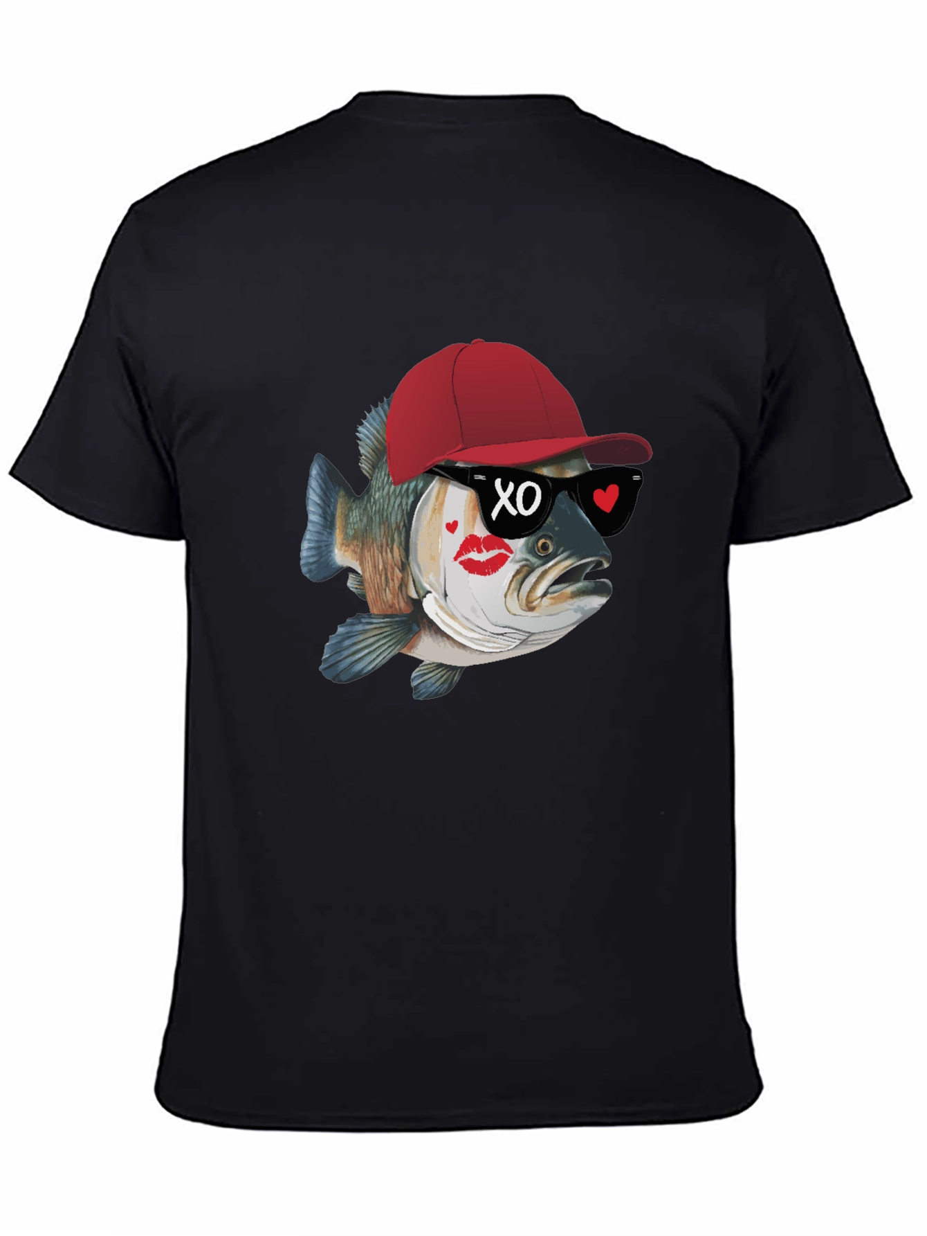 Cool Fish Graphic Tee - Black