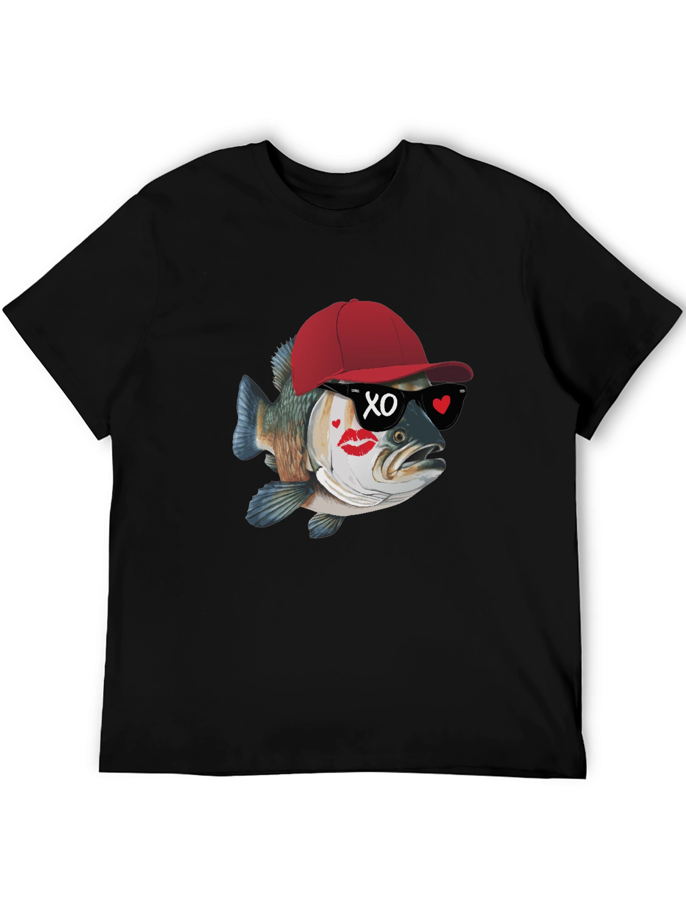 Cool Fish Graphic Tee - Black