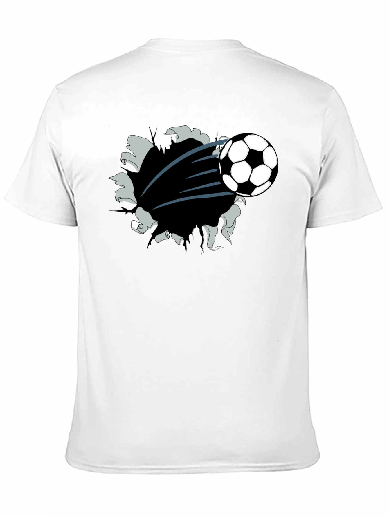 Soccer Ball Burst T-Shirt - Unique Graphic Tee