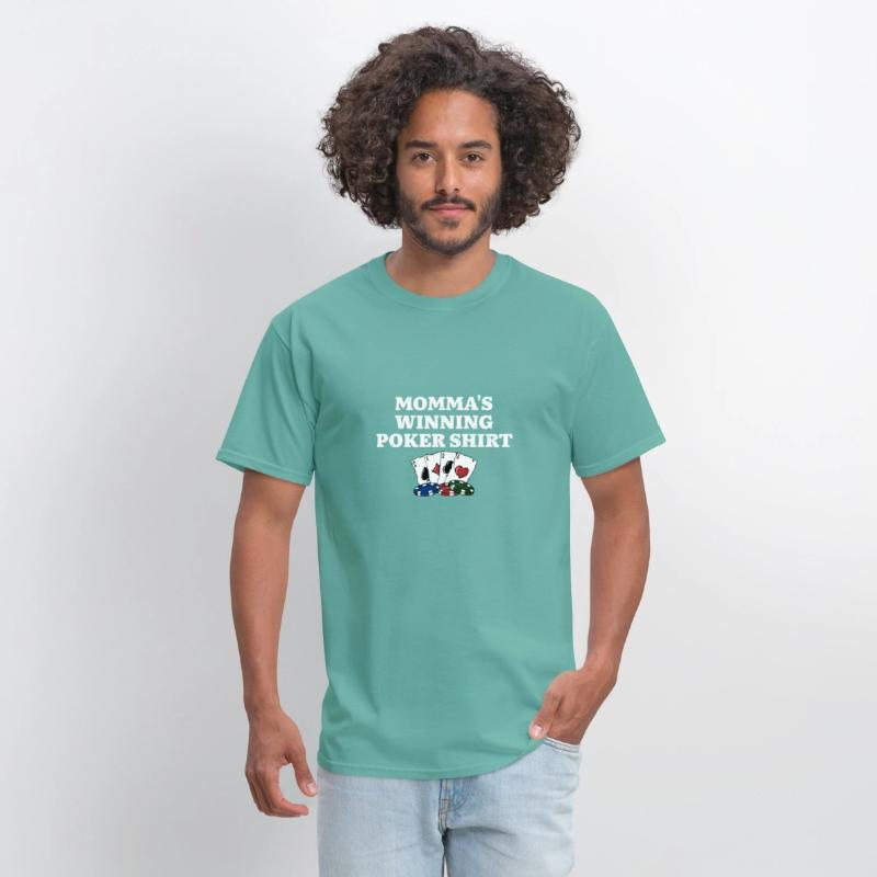 Momma's Winning Poker Shirt Gambler Mom Gambling