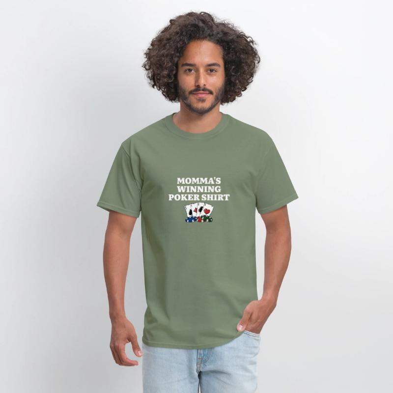 Momma's Winning Poker Shirt Gambler Mom Gambling