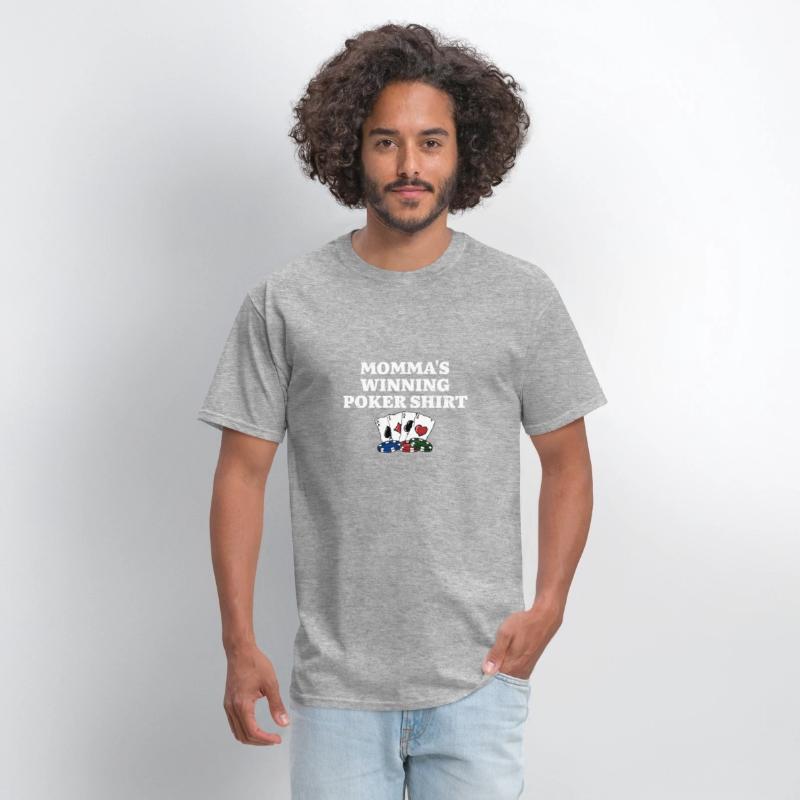 Momma's Winning Poker Shirt Gambler Mom Gambling