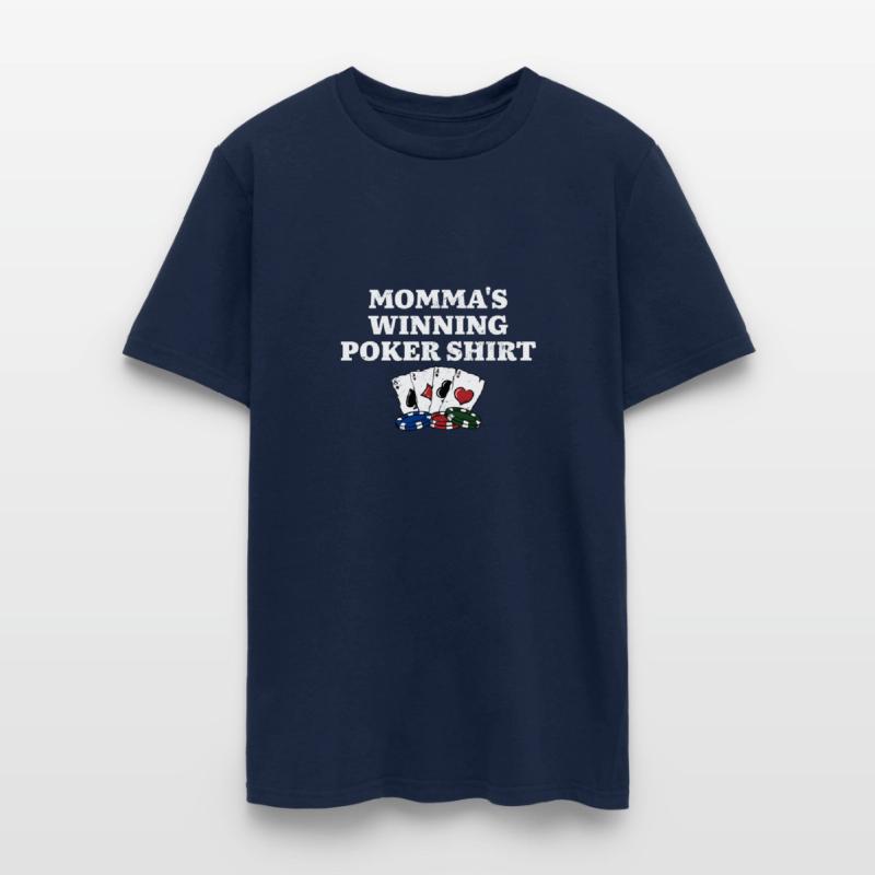 Momma's Winning Poker Shirt Gambler Mom Gambling
