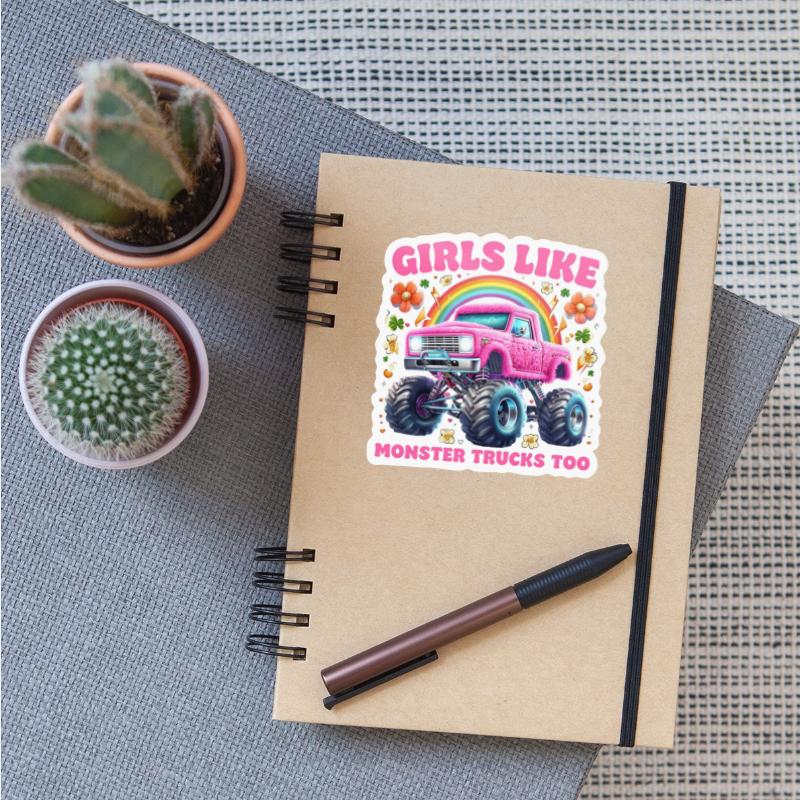 Monster Truck Girls Funny Girls Like Monster Truck