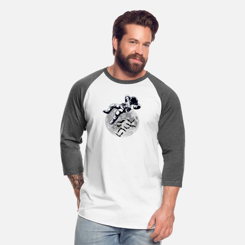 moon and astronaut design