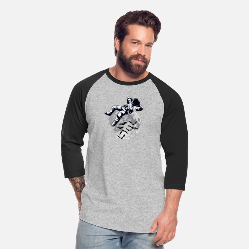moon and astronaut design