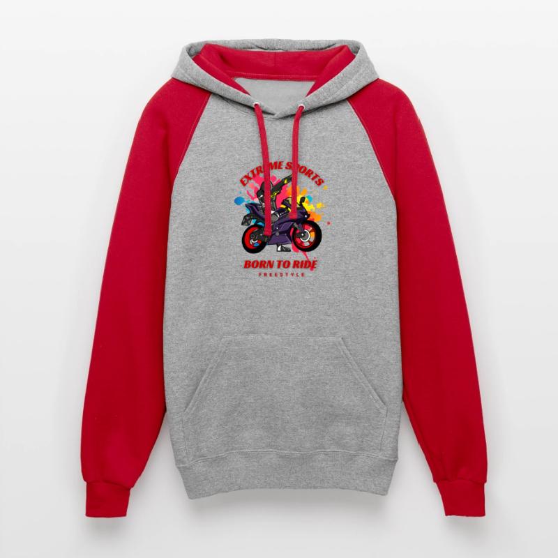Motobike Ride: Vibrant Extreme Sports