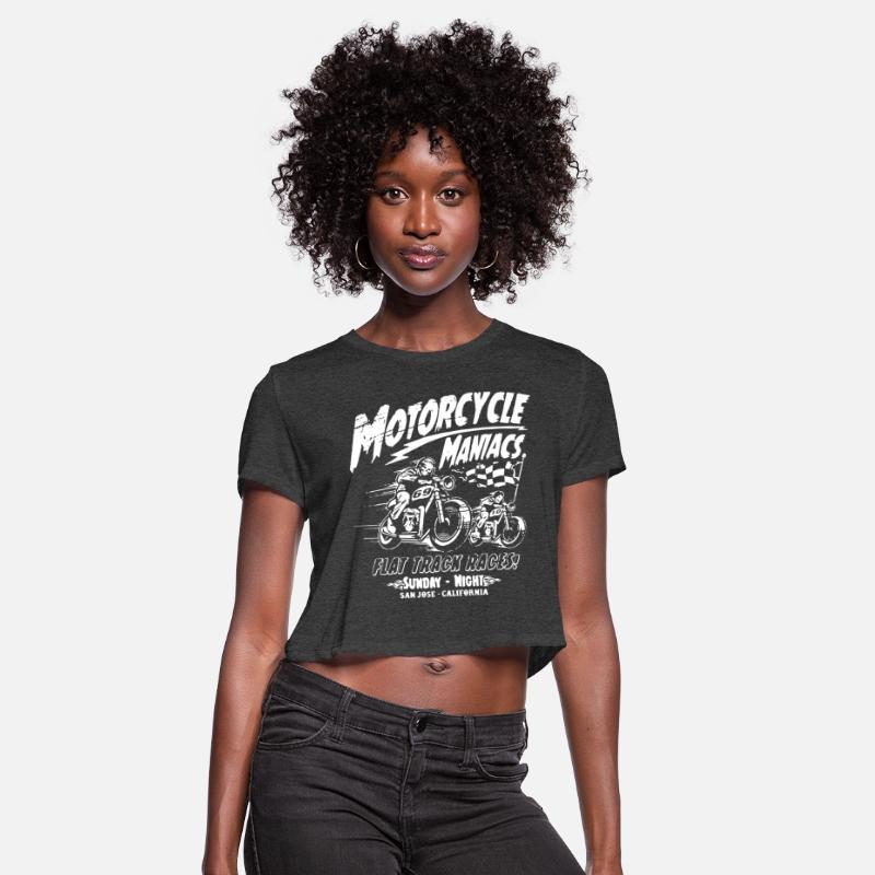 Motorcycle Maniacs Mens S 5Xl Flat Track Races San