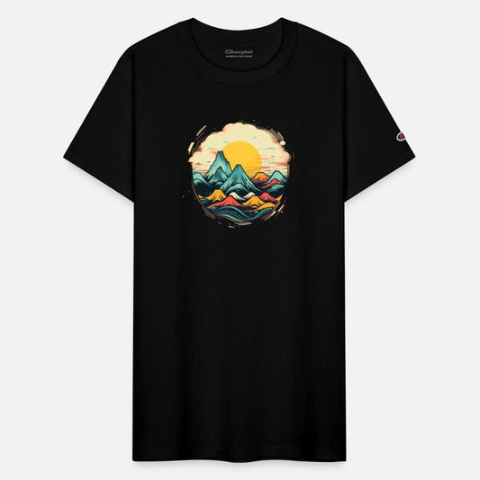 Mountains Sun Hiking Nature Shirt