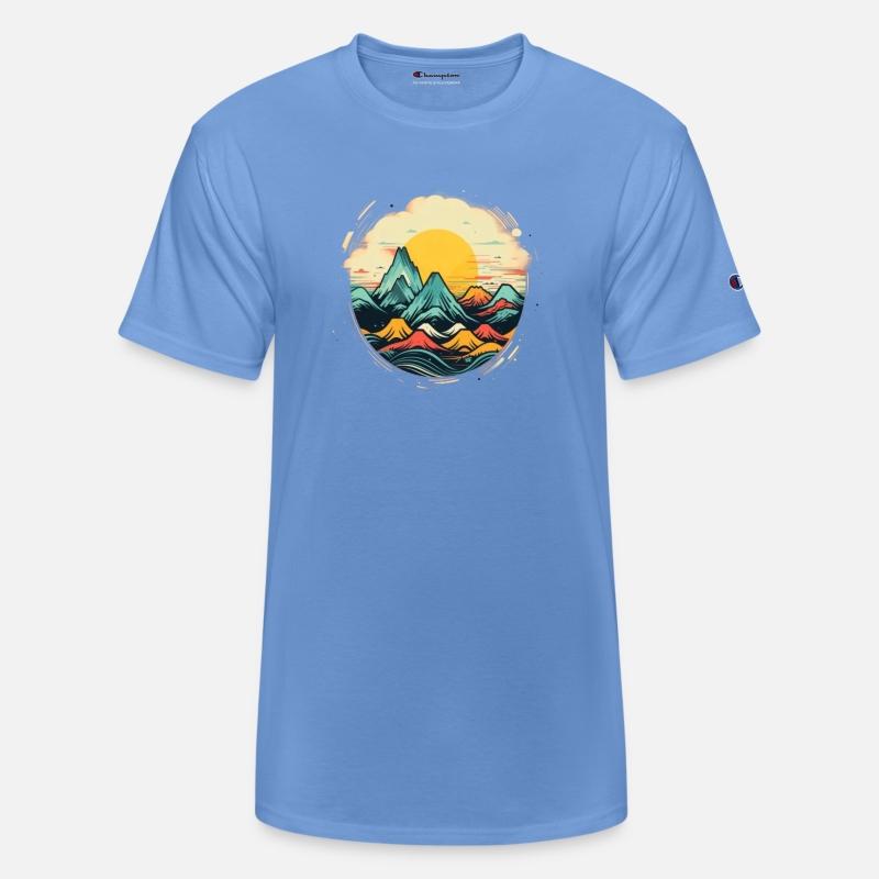 Mountains Sun Hiking Nature Shirt