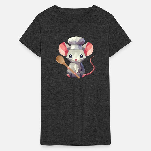 Mouse as a Chef - Culinary Charm in Polygon Style