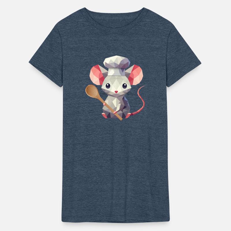 Mouse as a Chef - Culinary Charm in Polygon Style