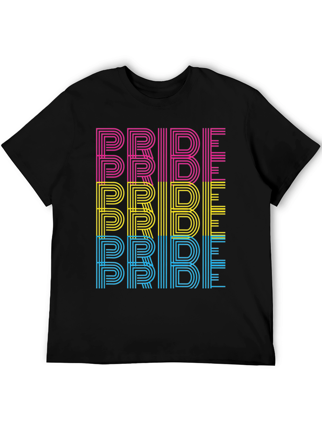 Pride Stacked Text Tee