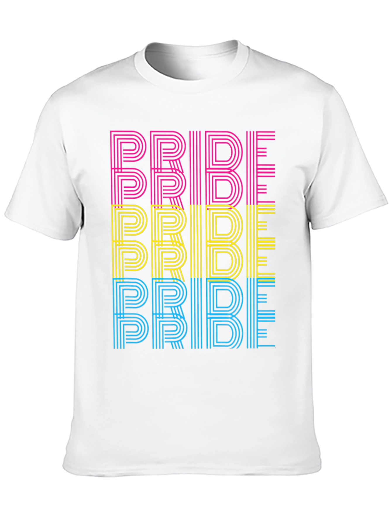 Pride Stacked Text Tee